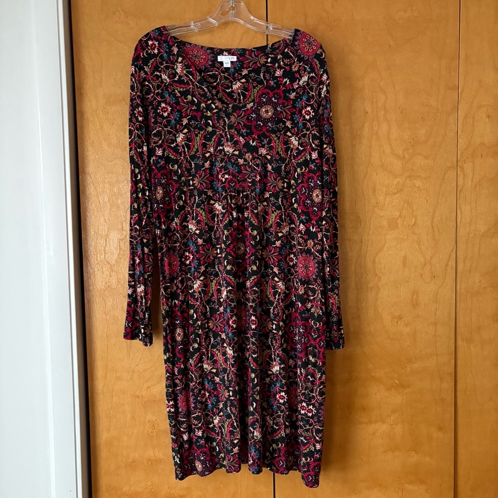 J. Jill Floral Knit Dress